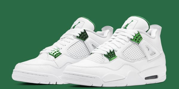 classic green air jordan 4