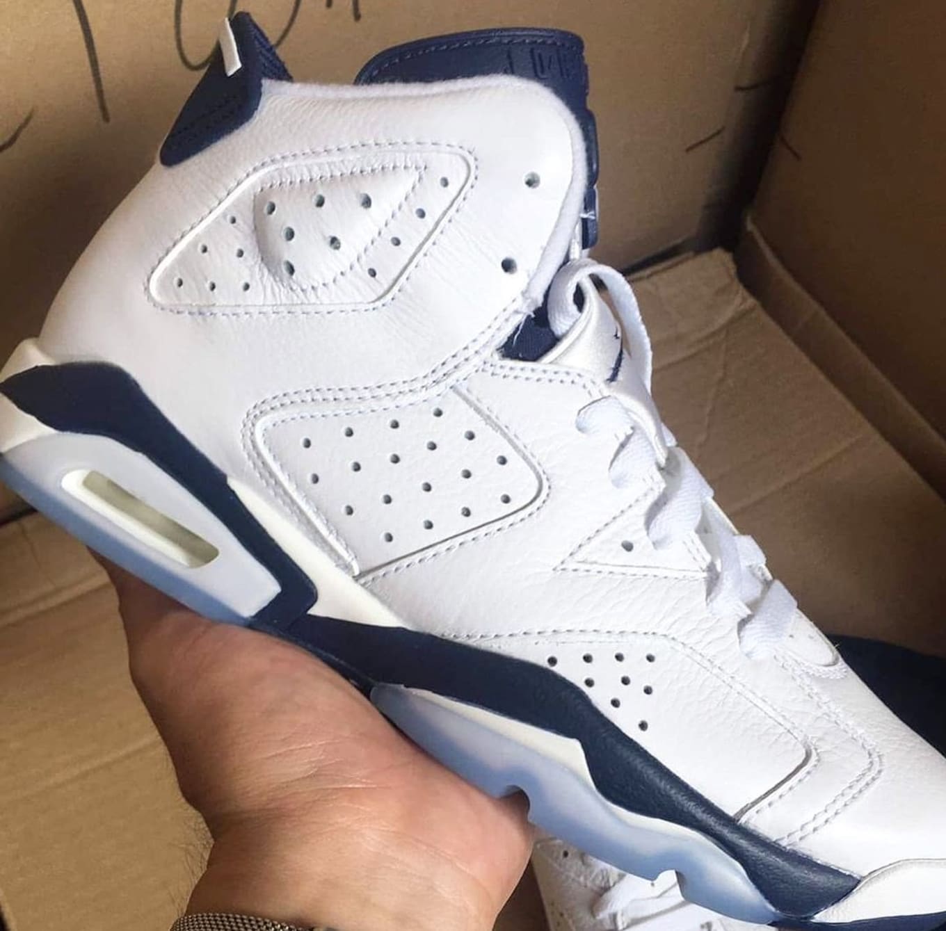 Air jordan 6 navy blue
