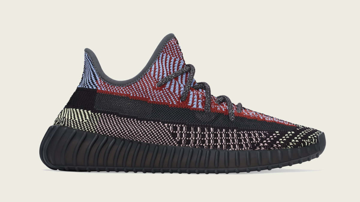 Red white and blue yeezys 2025