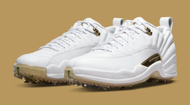 jordan 12 white and gold