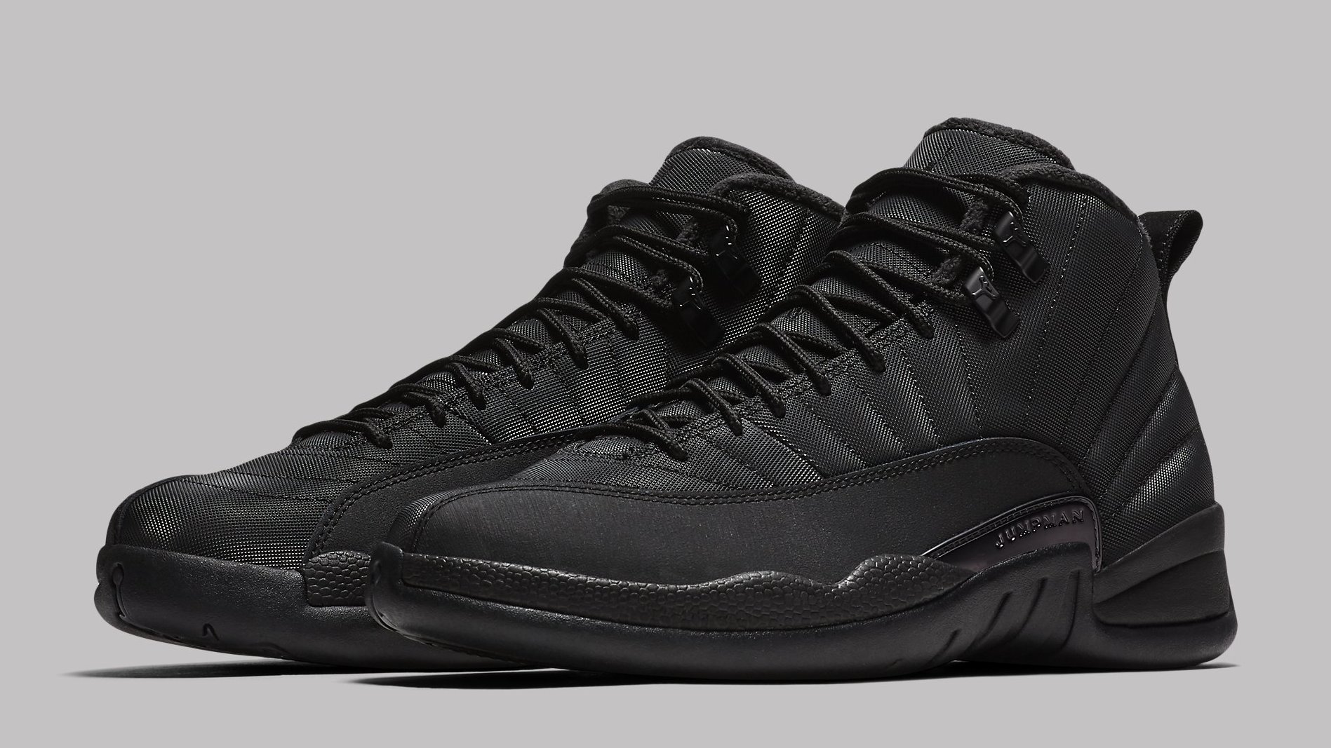 12 all black jordans