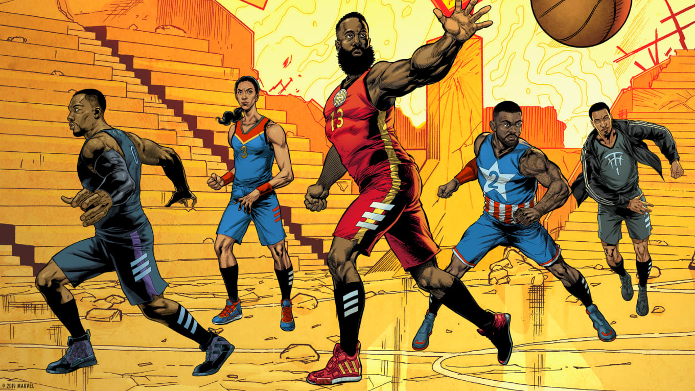 basket adidas marvel