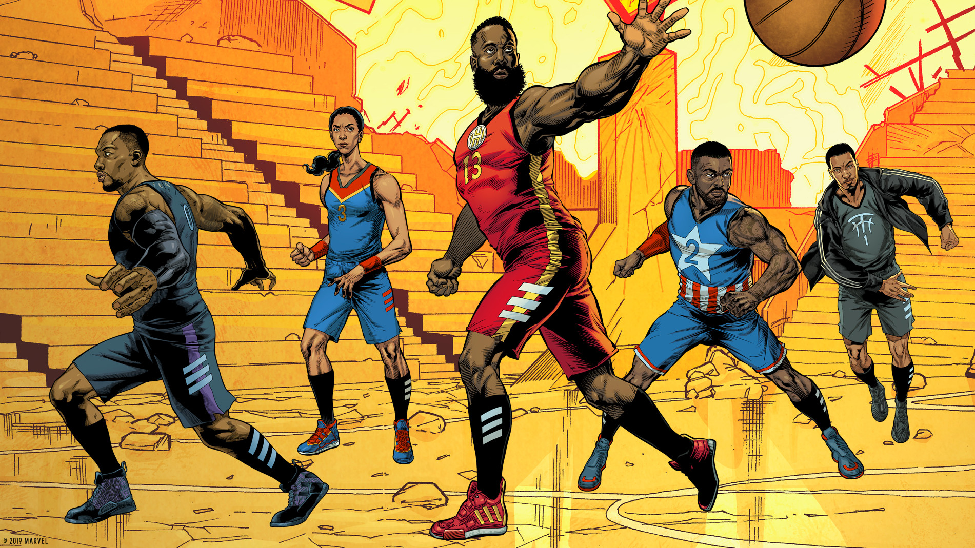 Marvel x Adidas Basketball Avengers 