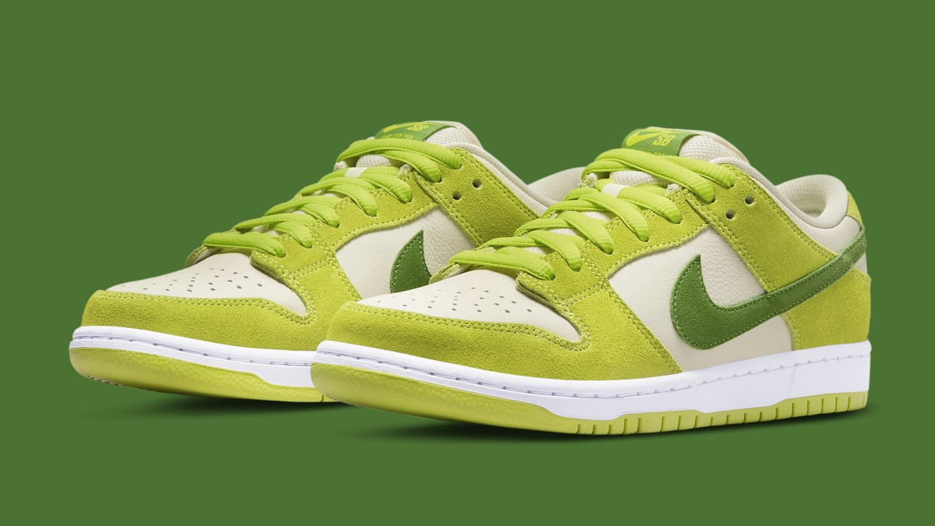 Nike SB Dunk Low 'Green Apple' Pack Release Date 300 Sole Collector