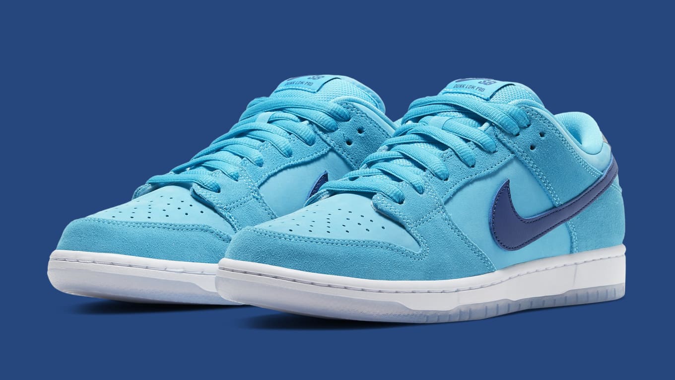 nike sb dunk low blue furry