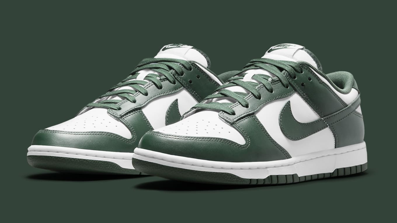 Nike Dunk Low 'Michigan State' Release 