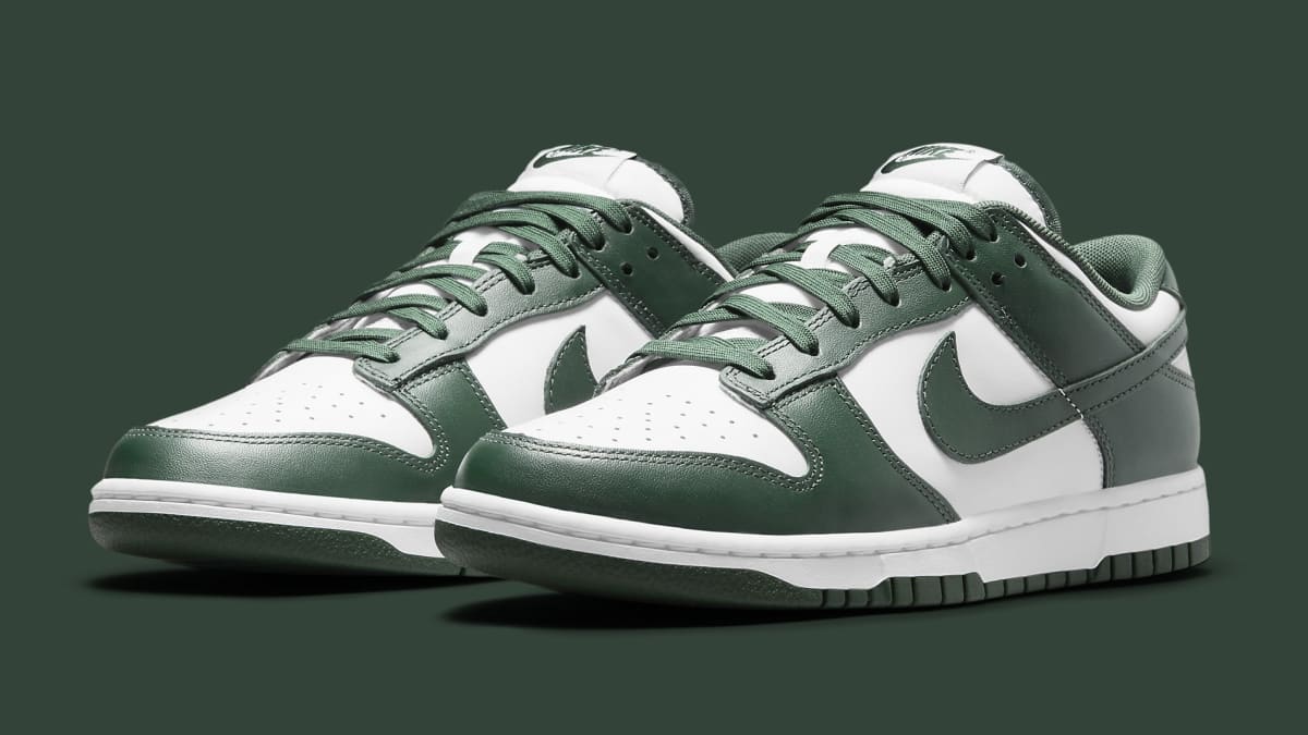 Nike Dunk Low 'Michigan State' Release Date DD1391-101 | Sole Collector