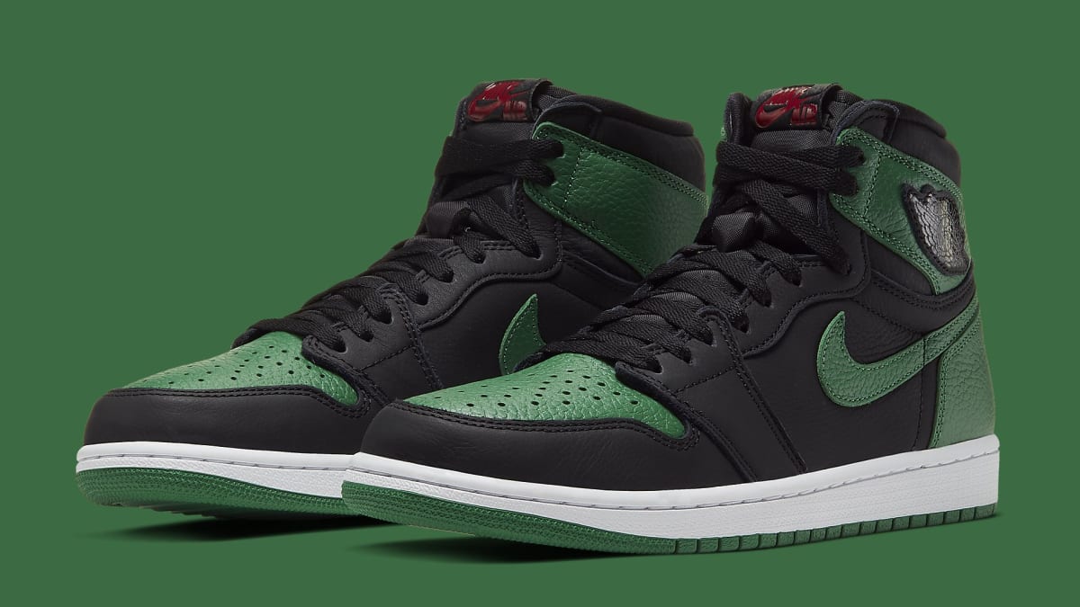 jordan retro 1 pine green grade school