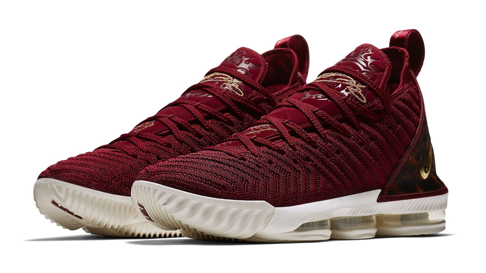 lebron 16 red and leopard