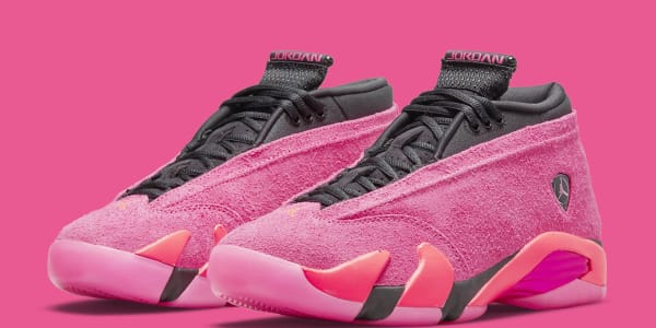 all pink jordan shoes