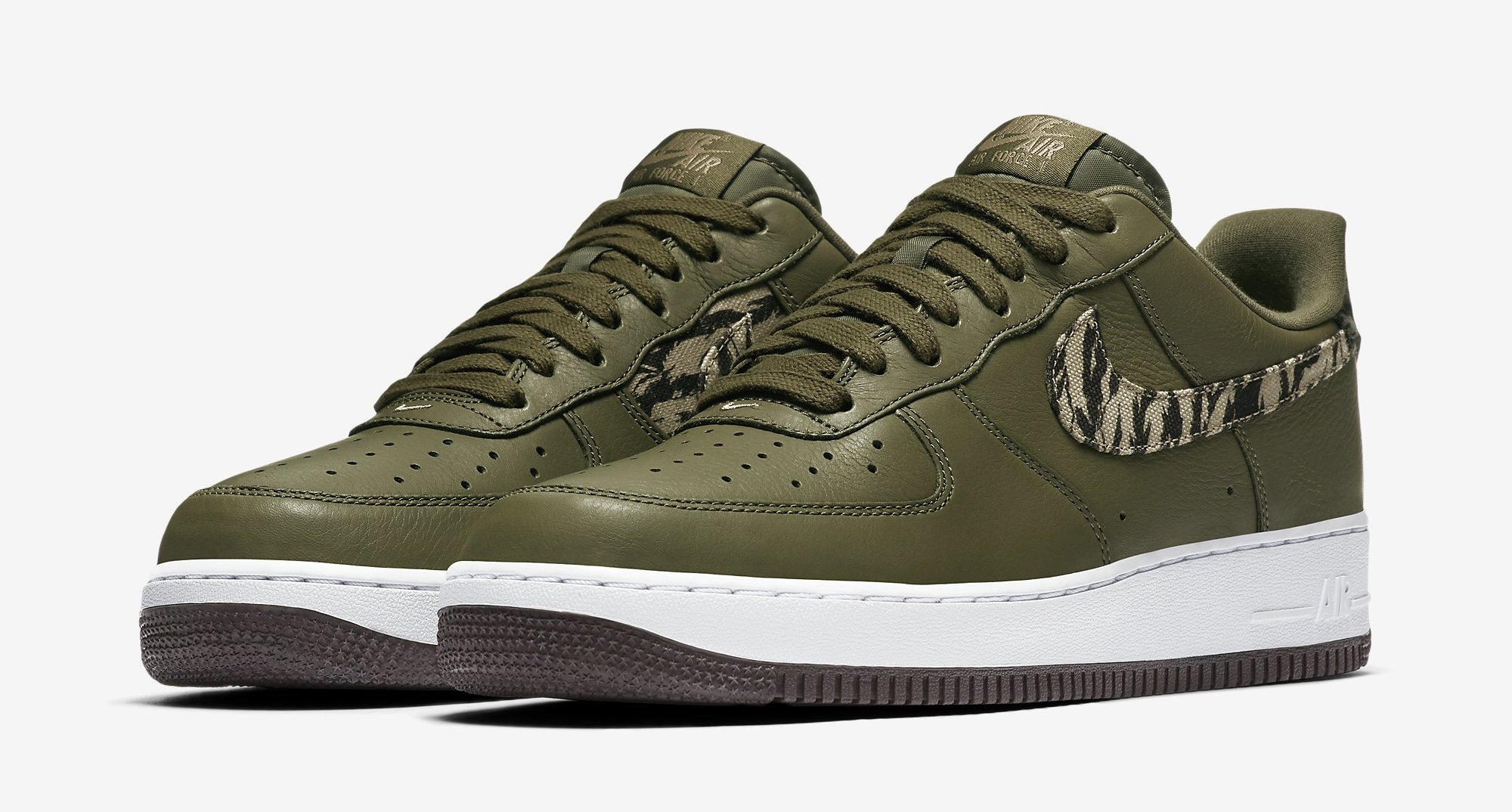 olive green and black air force 1