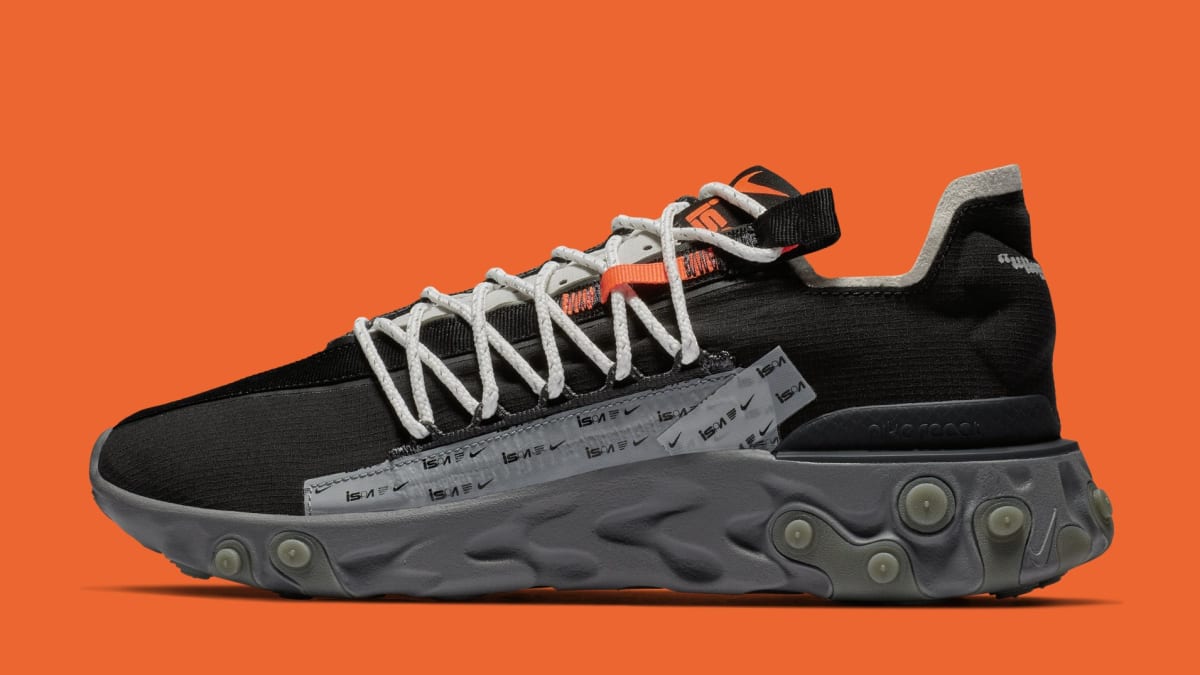nike ispa react low black