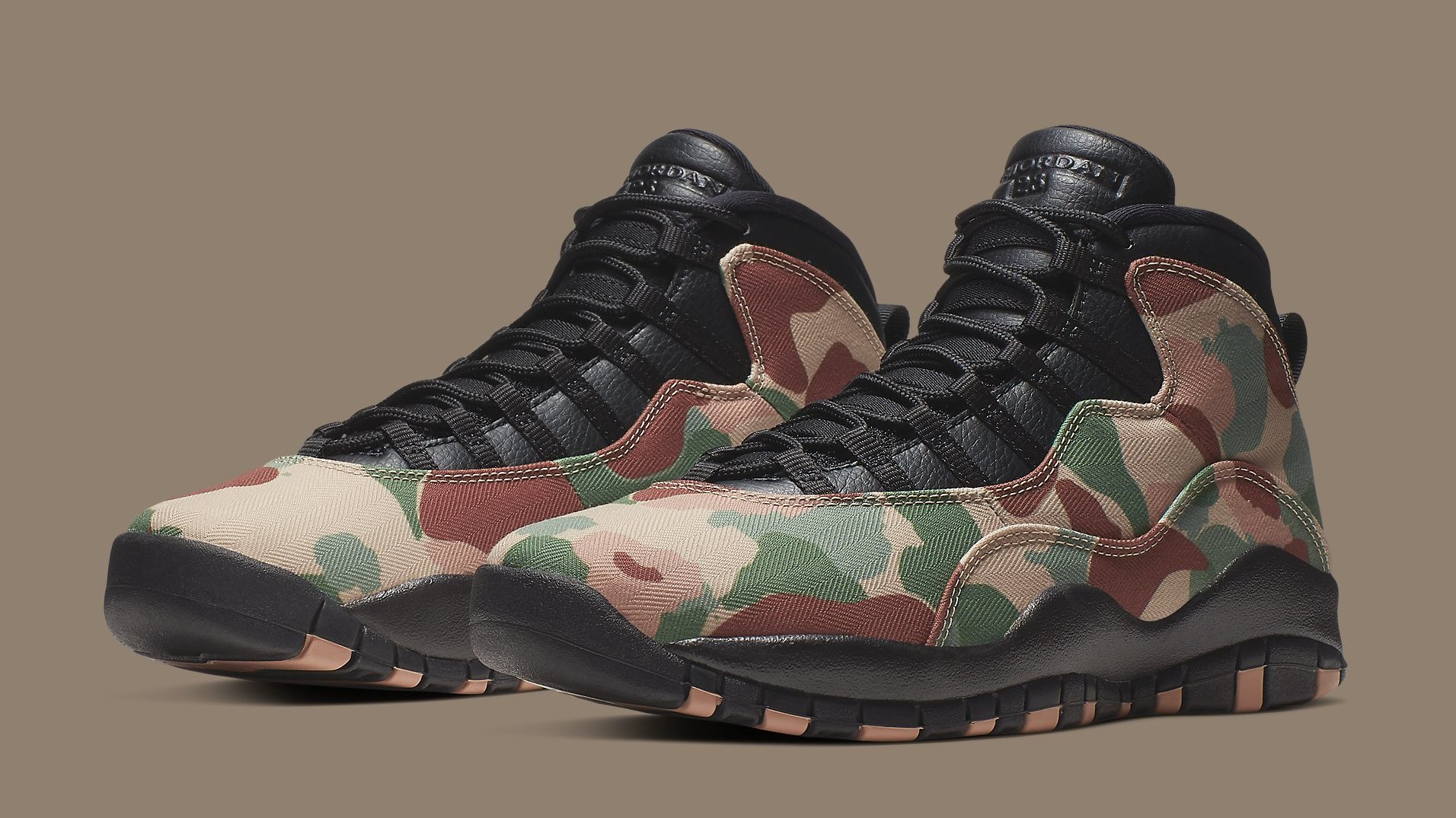 camouflage jordan sneakers