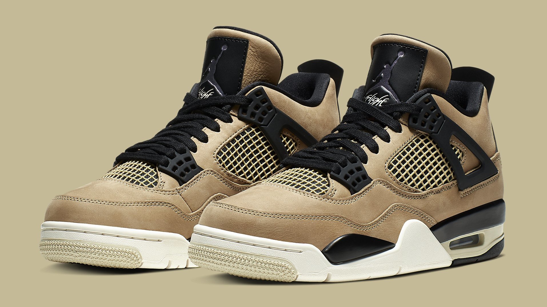 air jordan 4 retro womens mushroom