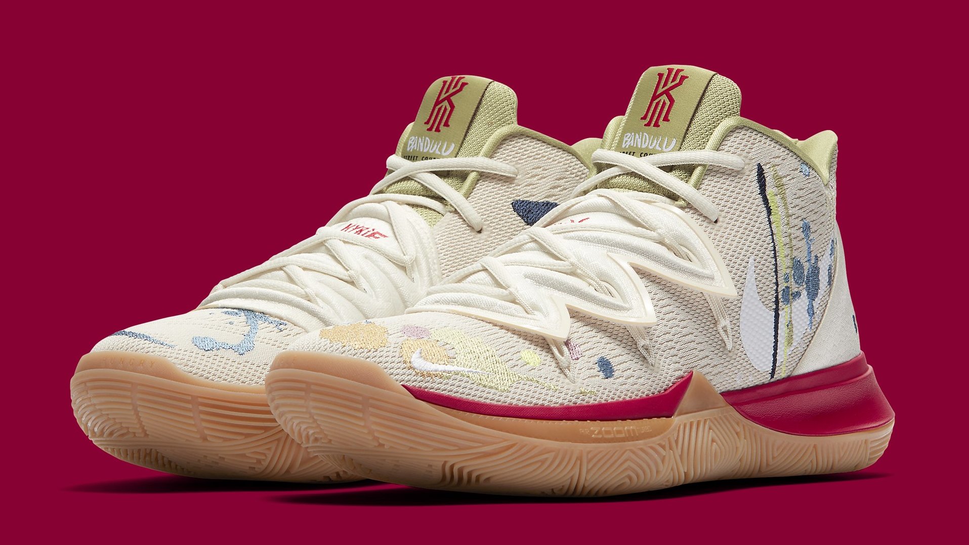 kyrie 5 embroidered splatters