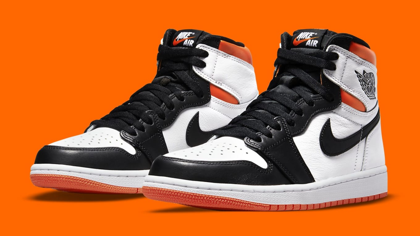 Air Jordan 1 White Orange Black 'Electro Orange' 555088-180 Release Date |  Sole Collector