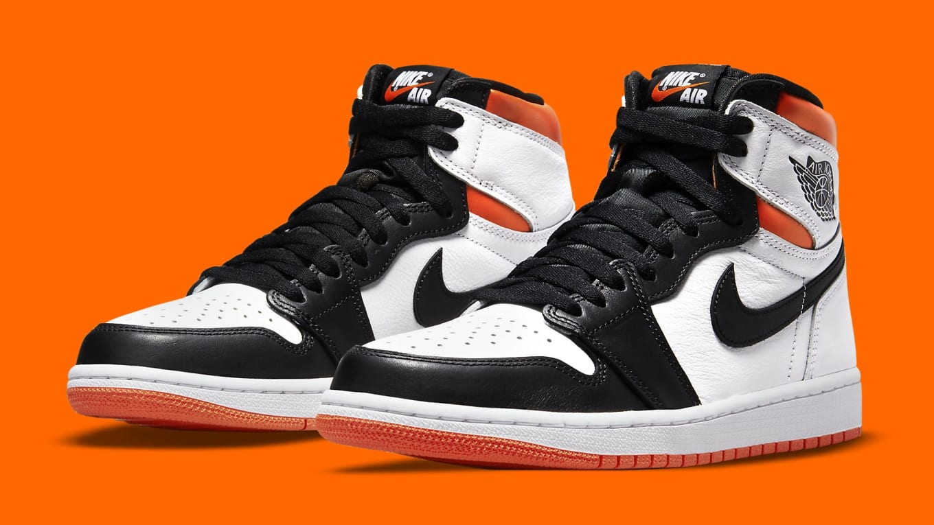 black grey and orange jordans