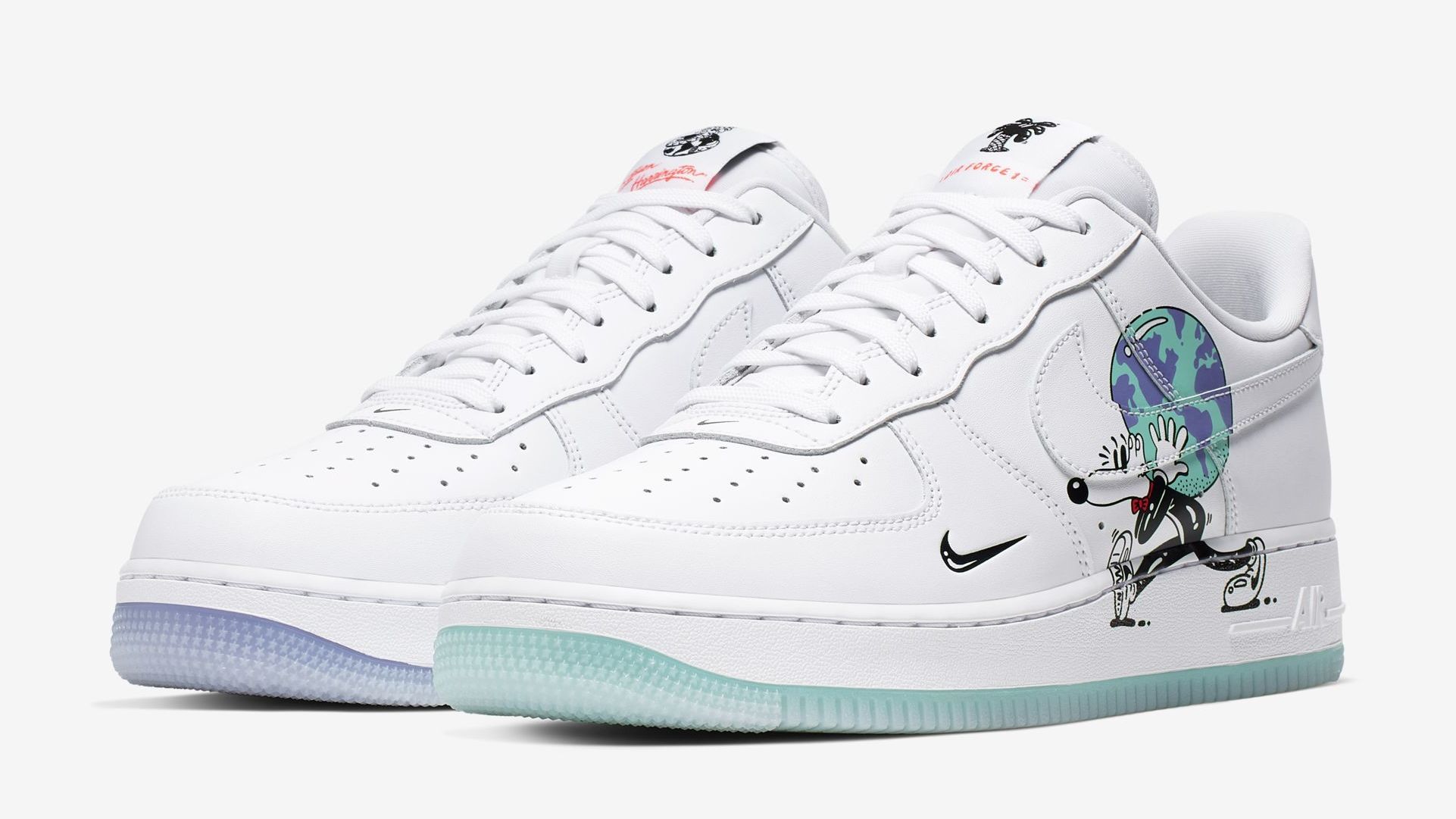 nike air force 1 earth day pack white