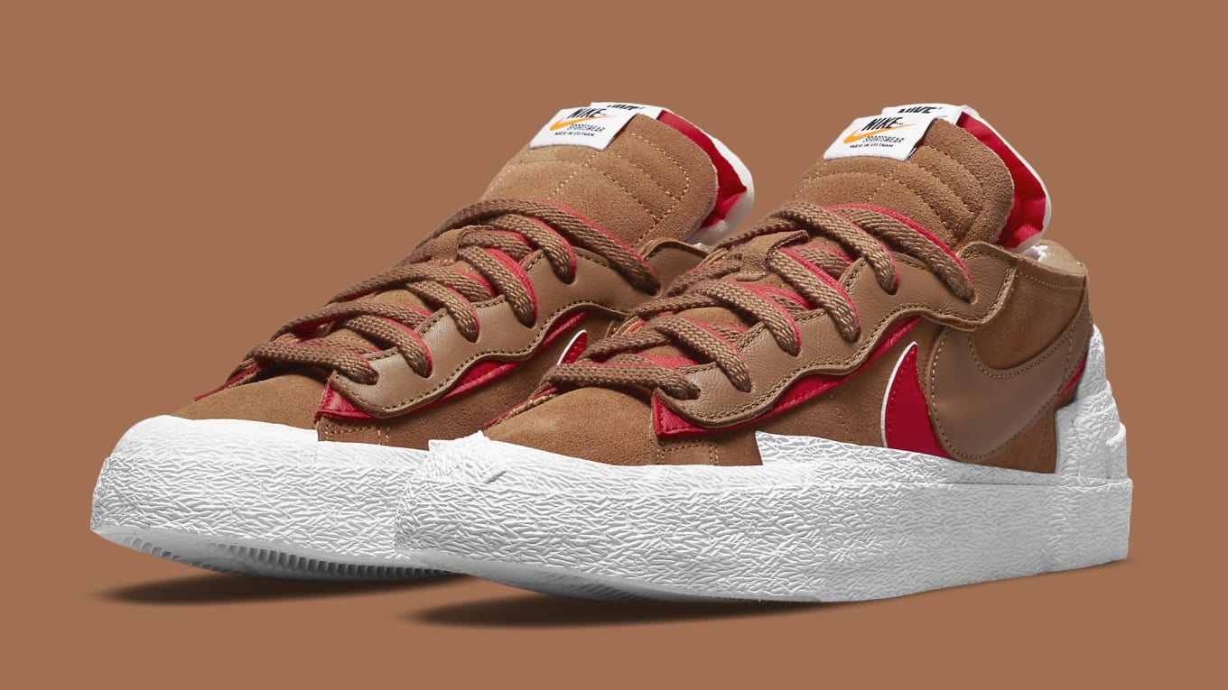 NIKE x sacai Blazer Low British Tan