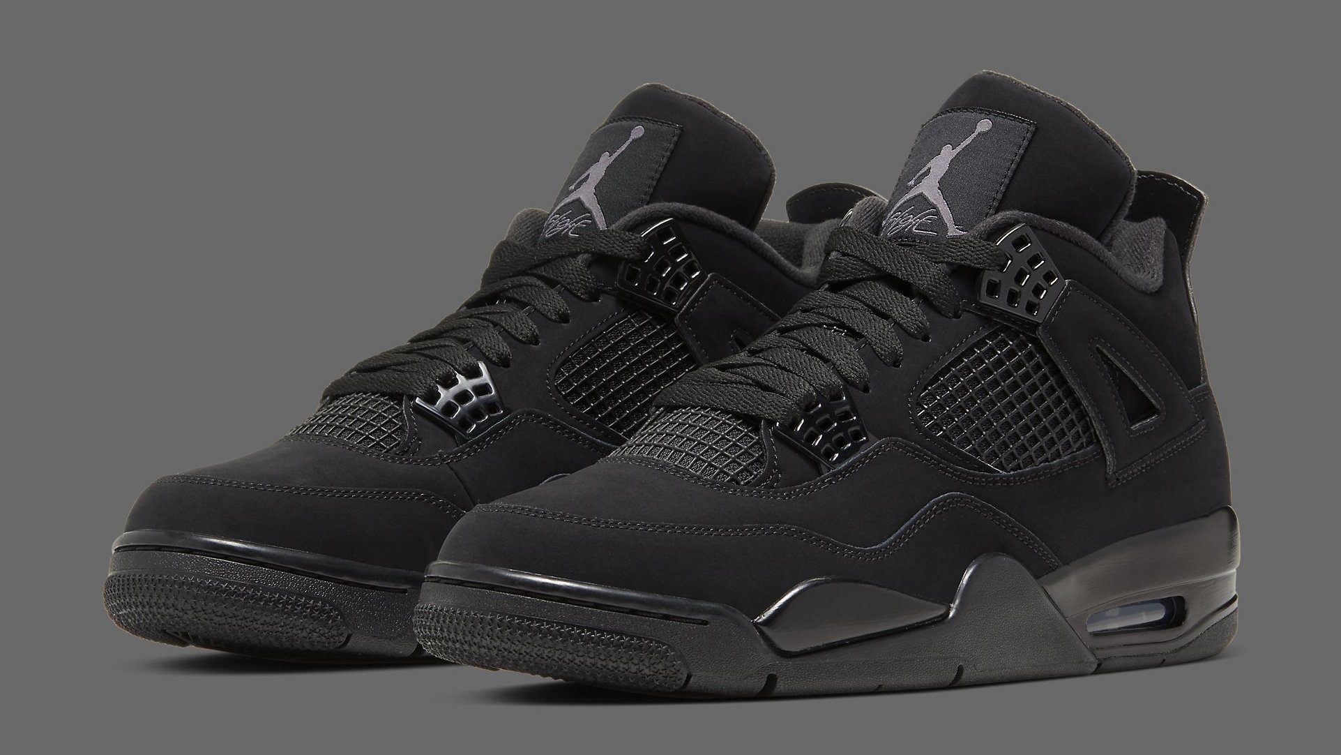 grade school jordan 4 black cat