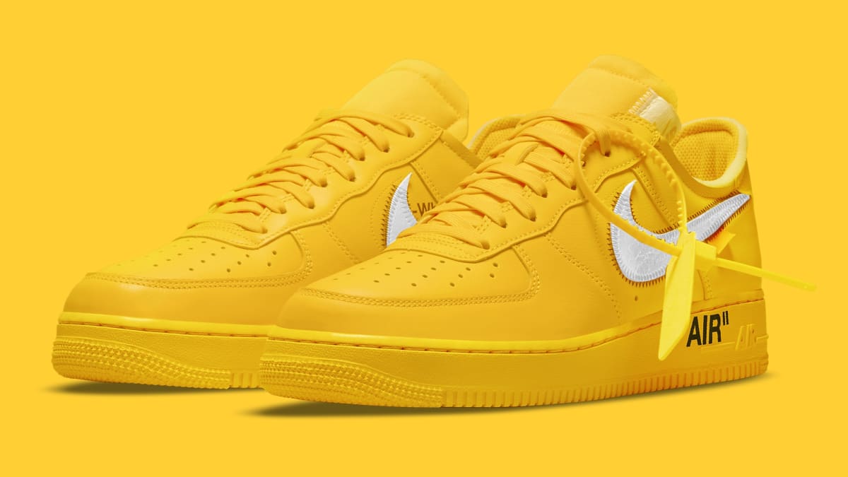 Off White X Nike Air Force 1 Low Lemonade Release Date Dd1876 700 Sole Collector