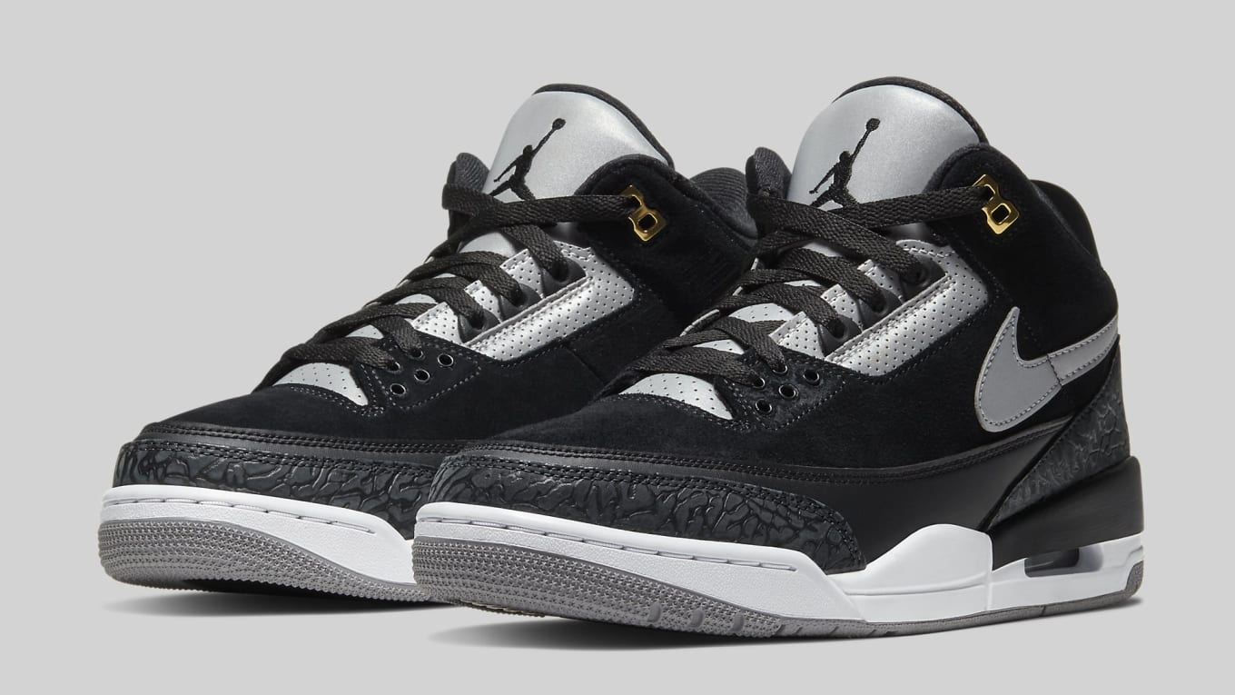 jordan 3s black and white