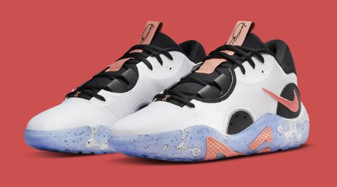 paul george all white shoes