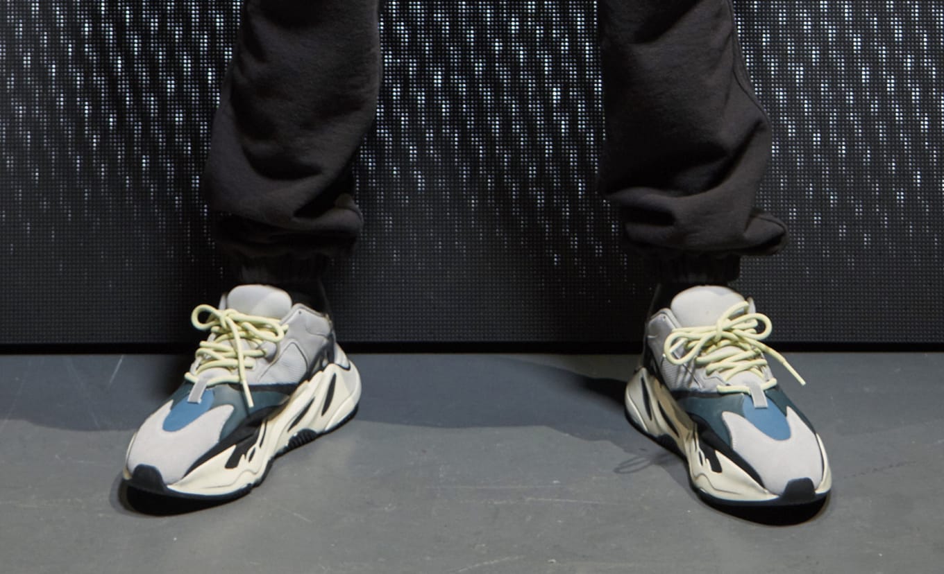 Kanye West Yeezy Runner Triple Black White Teal Sole Collector