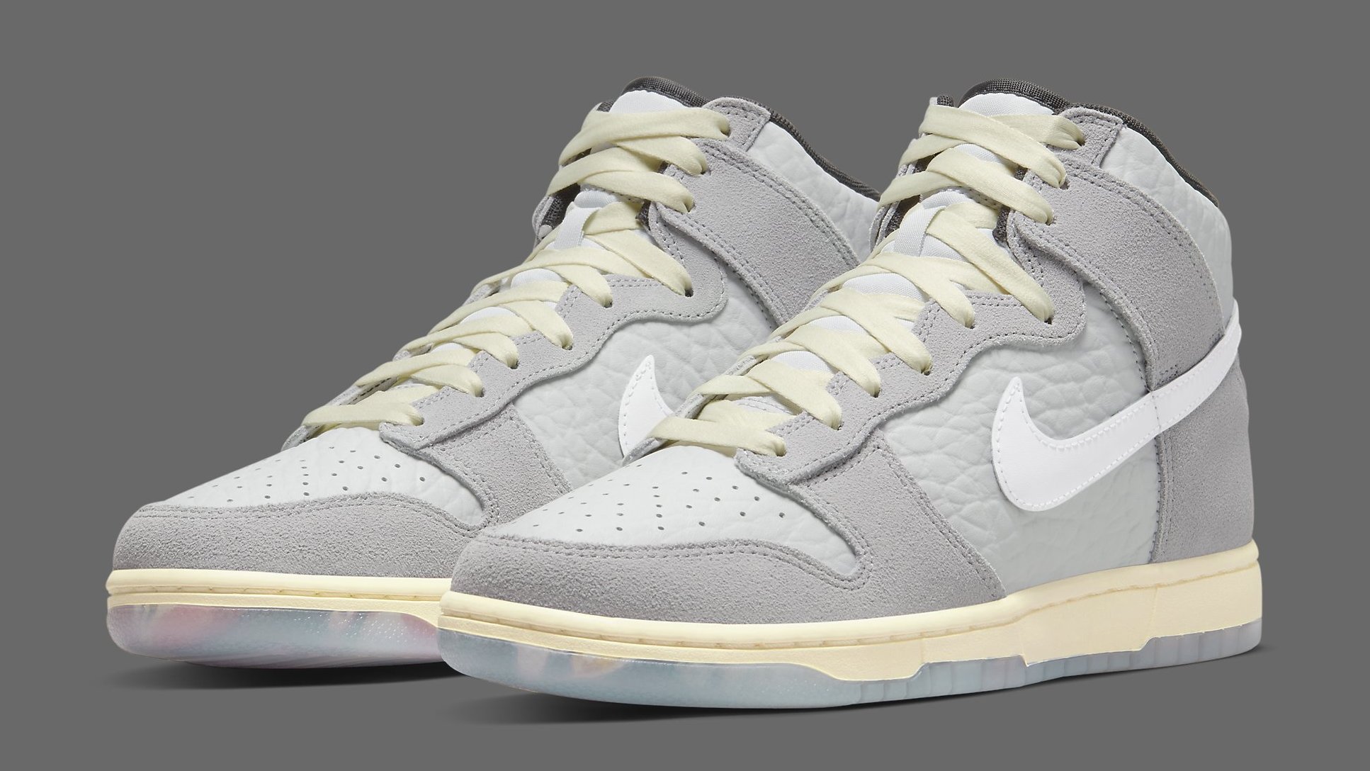 nike dunk gray high