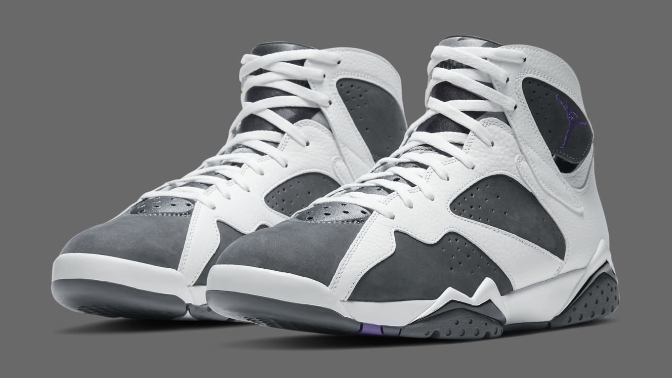 all white jordan 7's