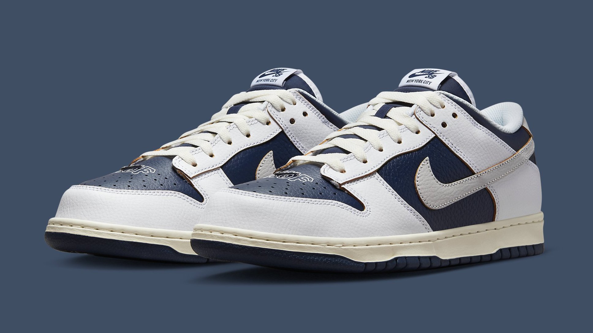 HUF blue nike skate shoes x Nike SB Dunk Low Collab 20th Anniversary Release Date FD8775