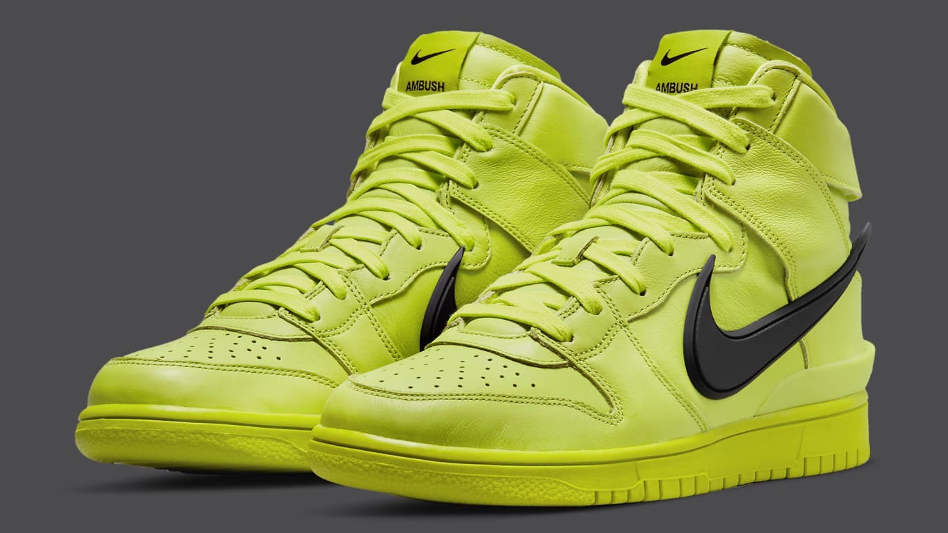 Ambush x Nike Dunk High 'Atomic Green' CU7544-300 Release Date