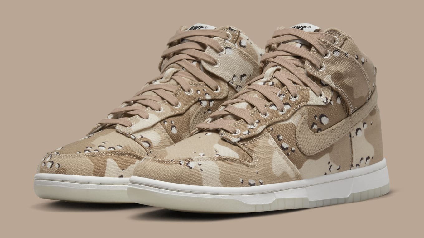 camo sb dunk high