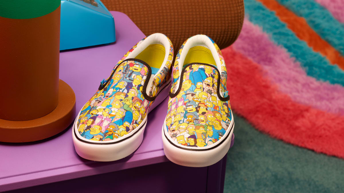 simpsons vans slide on