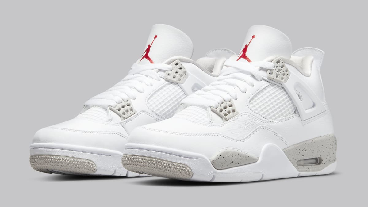 jordan 4 white with red