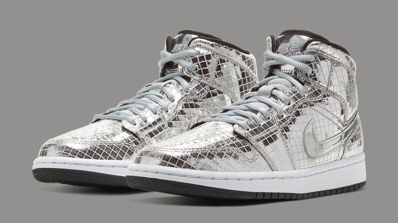 air jordan 1 mid disco ball
