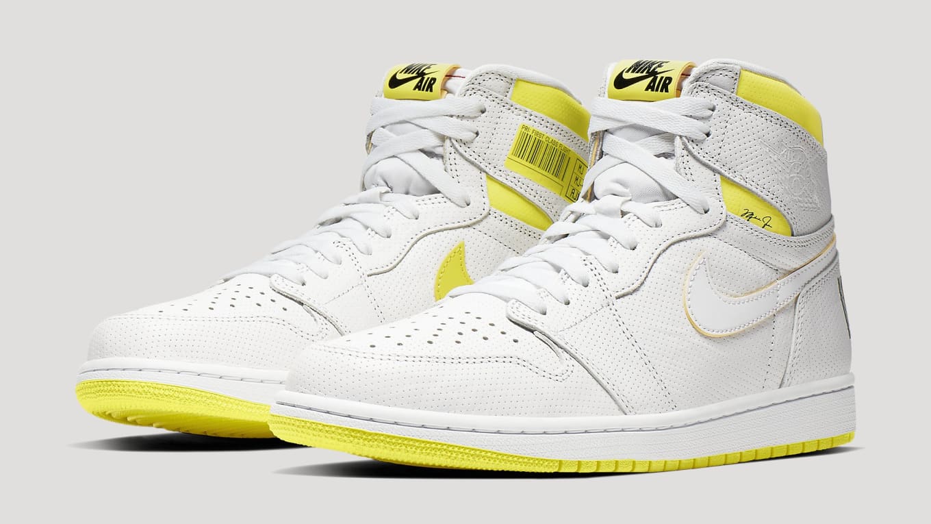 jordan 1 white and yellow