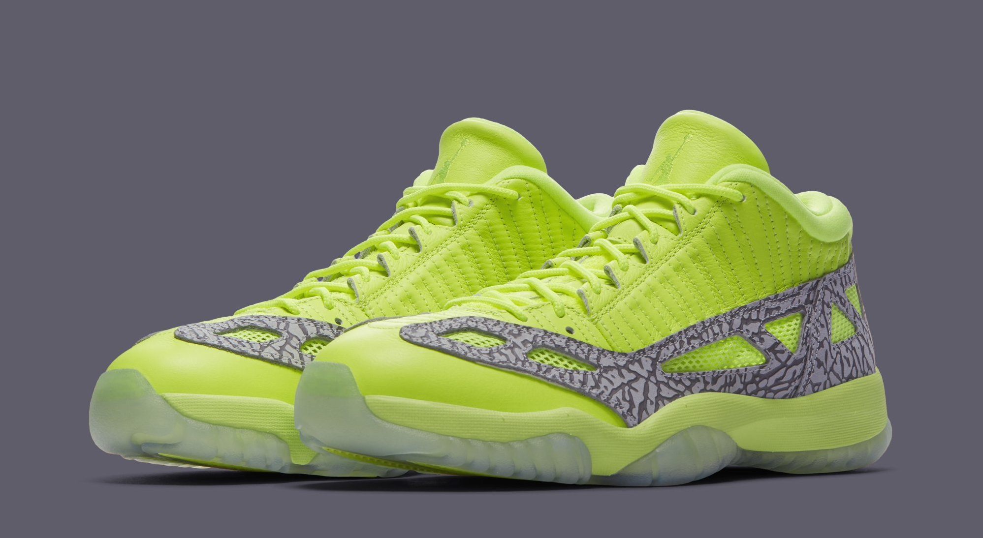 air jordan 11 neon green
