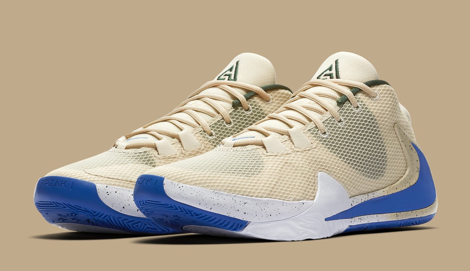 Giannis' Nike Zoom Freak 1 Gets &quot;Cream City&quot; Colorway: Photos