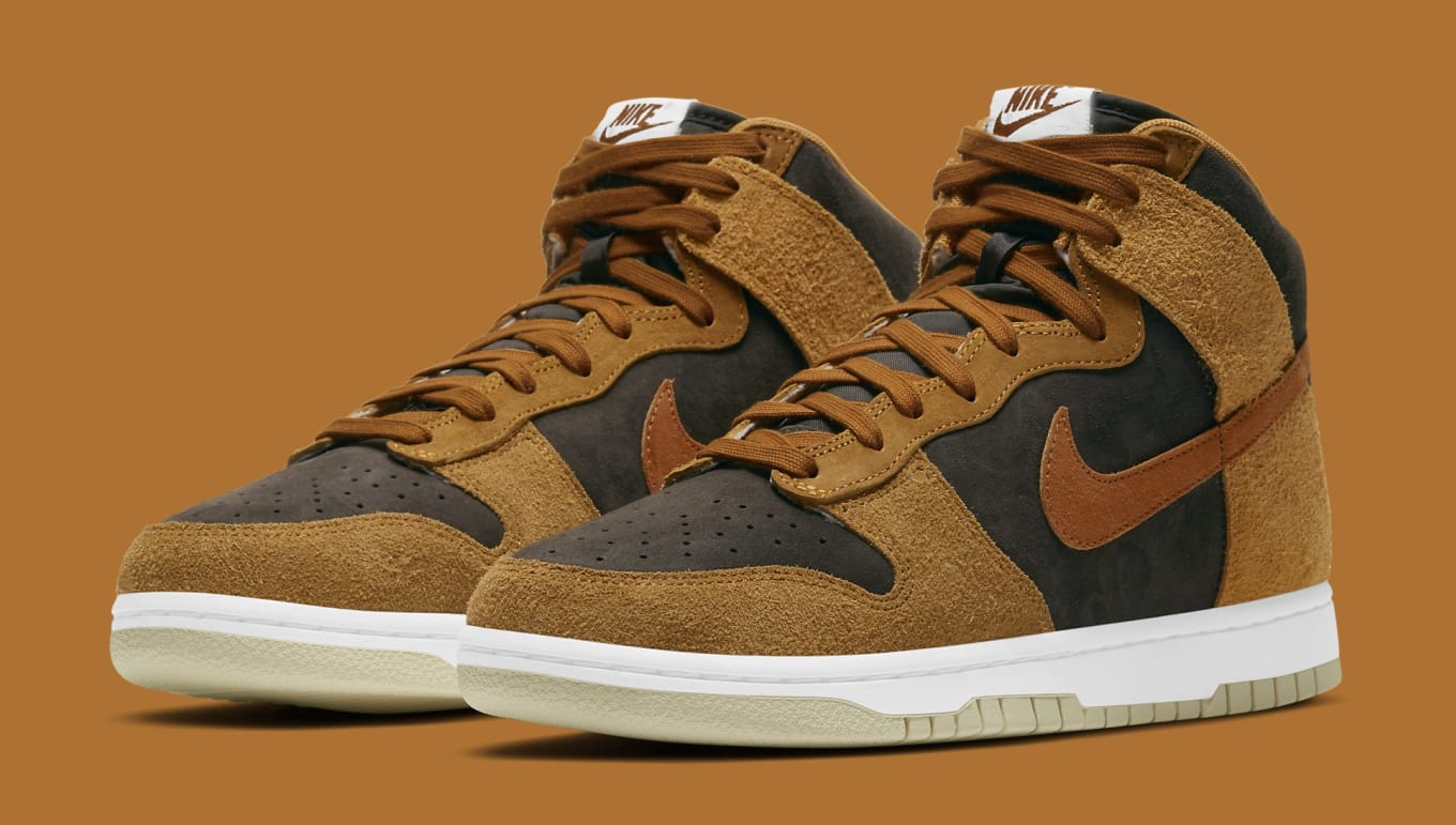 Nike Dunk High 'Dark Curry' Release 