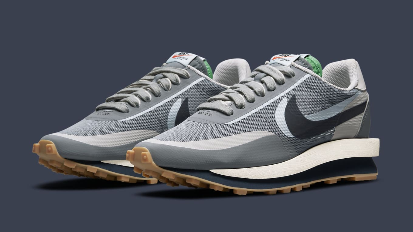 nike sacai clot ld waffle cool grey