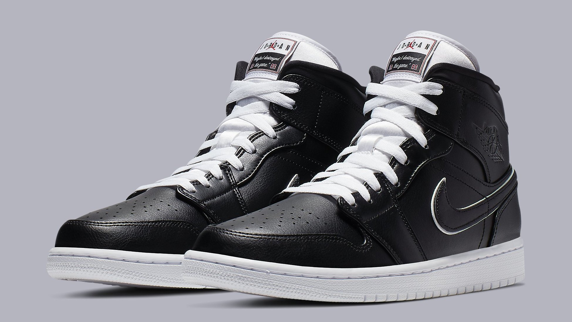 air jordan 1 black white sole