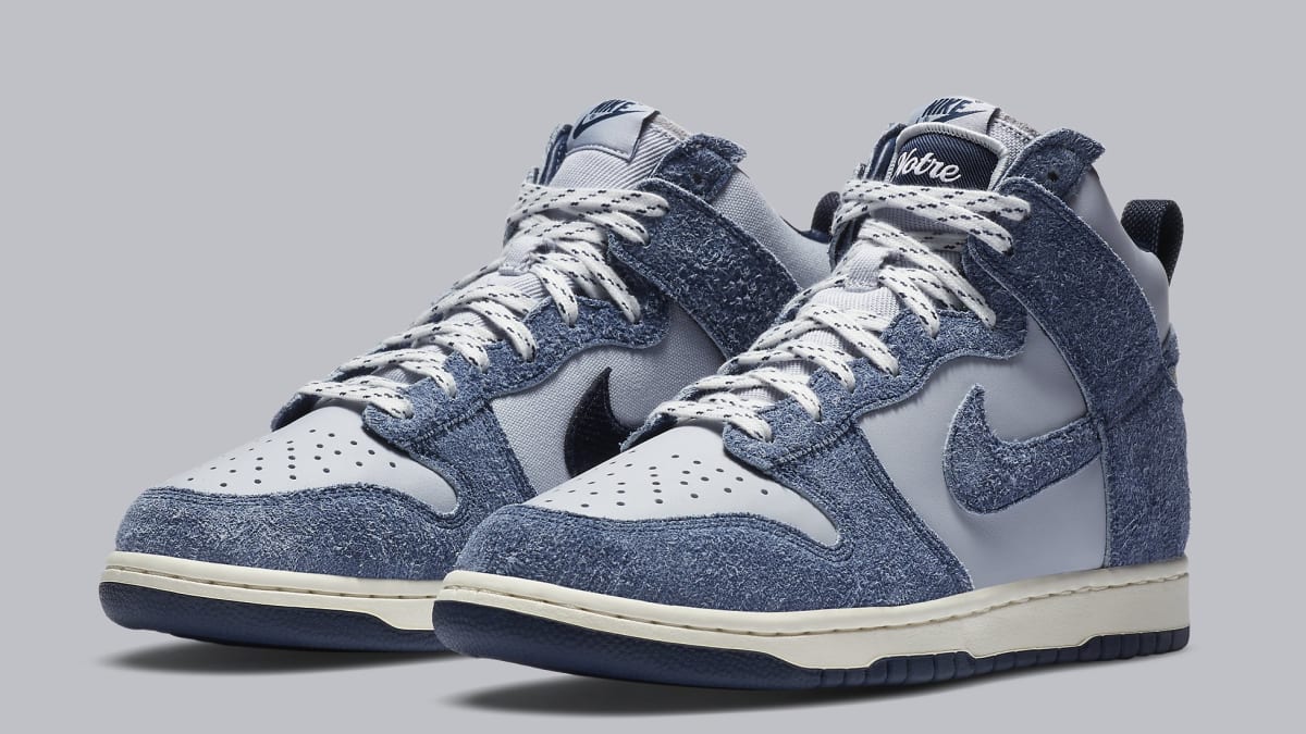 nike dunk high notre on feet