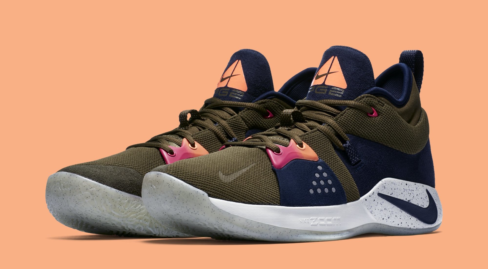 nike pg 2 kids brown cheap online