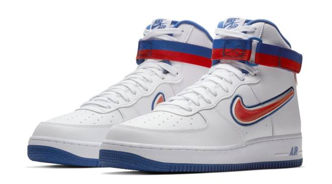 colorful air force ones high top