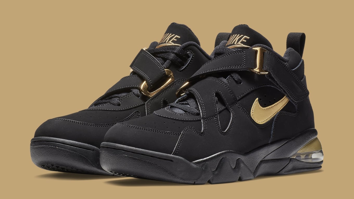 nike air force max cb black gold