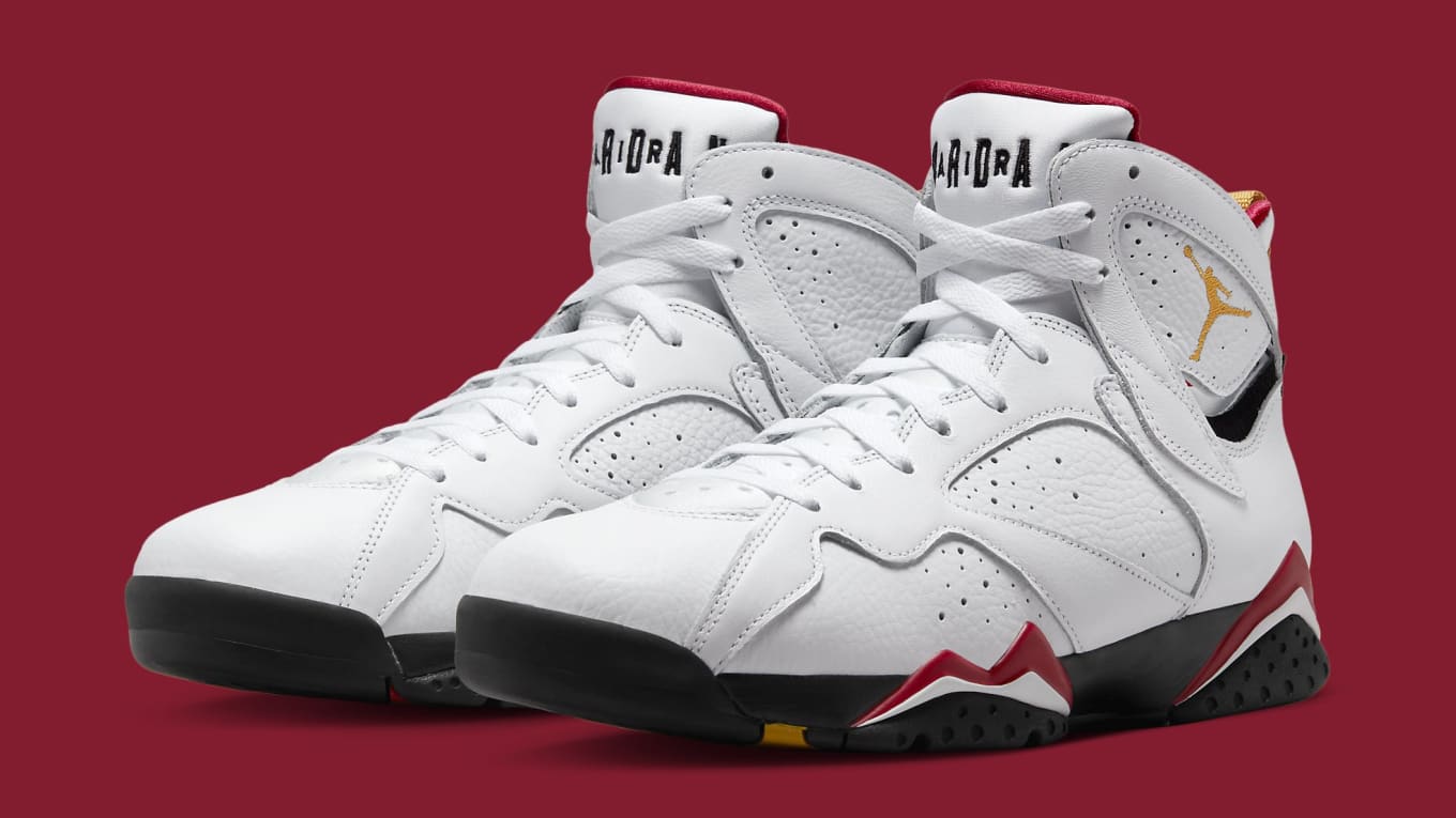 jordan 7 white and red