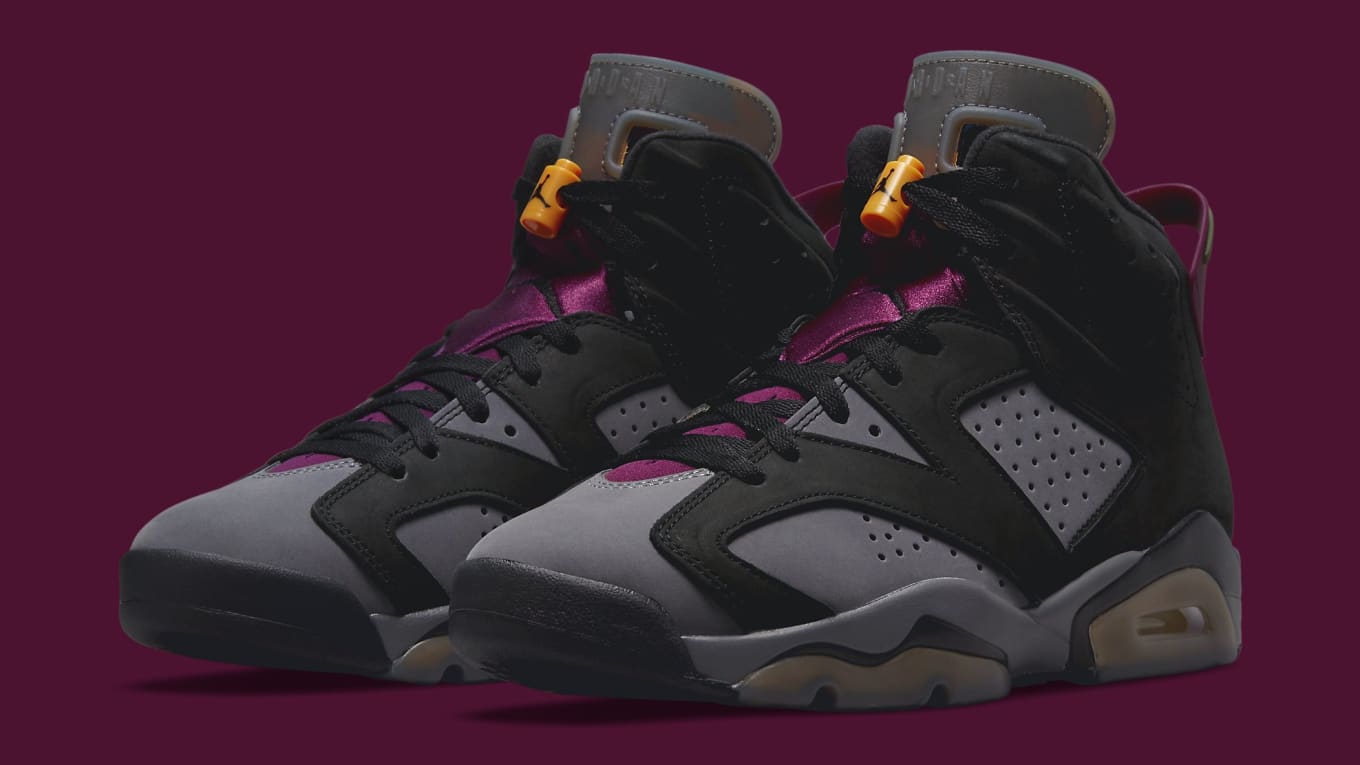 burgundy jordans 6