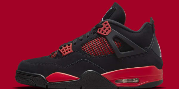 air jordan 4 red and black