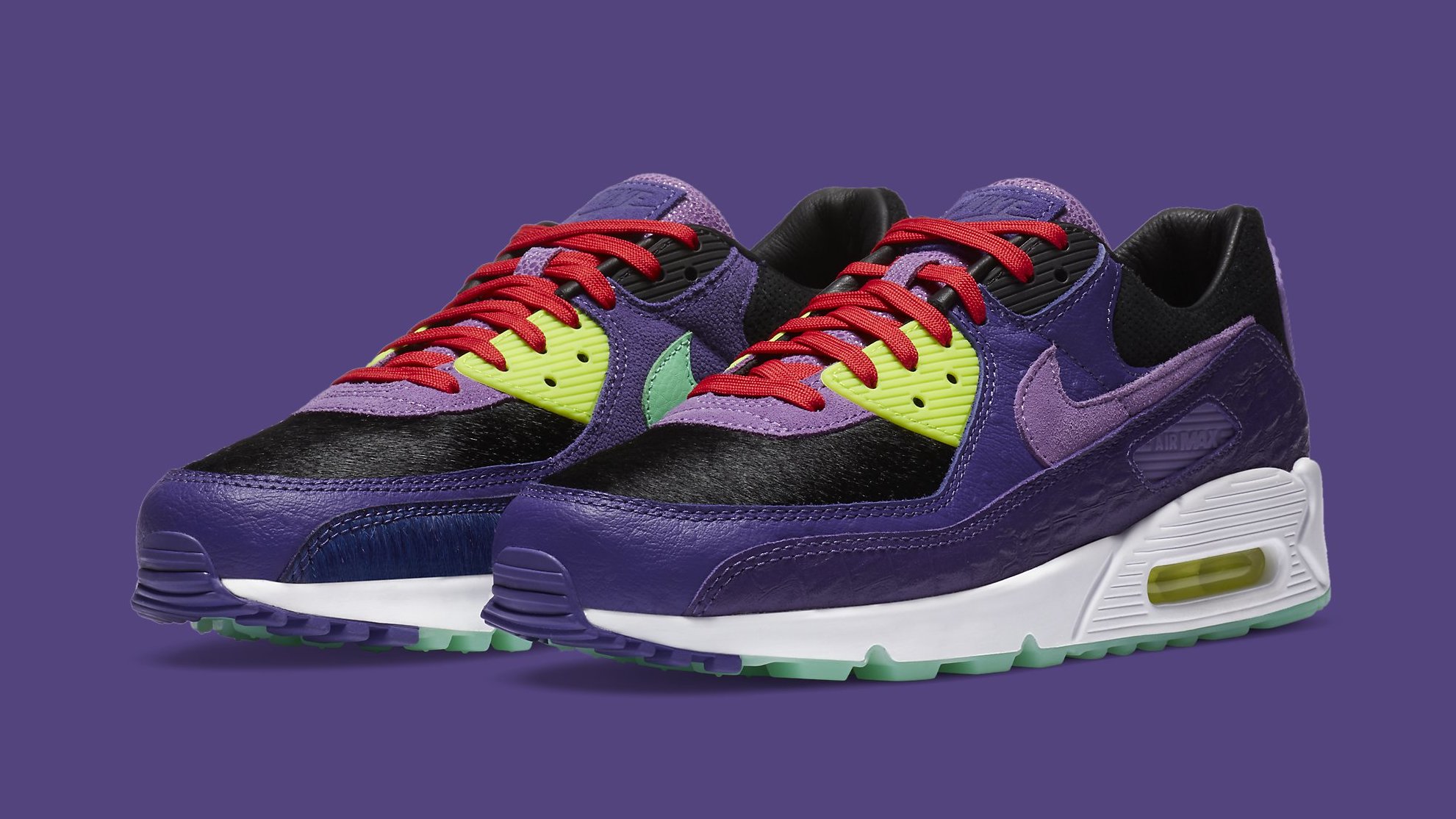 Nike Air Max 90 'Violet Blend' Release Date CZ5588-001 | Sole ...